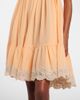 Chloe Chloé Lace-trimmed silk georgette minidress - 4