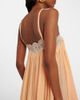 Chloe Chloé Lace-trimmed silk georgette minidress - 5
