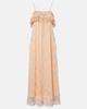 Chloe Chloé Lace-trimmed silk jacquard midi dress - 1
