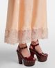 Chloe Chloé Lace-trimmed silk jacquard midi dress - 5