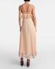 Chloe Chloé Lace-trimmed silk jacquard midi dress - 6