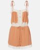Chloe Chloé Lace-trimmed silk romper - 1