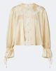 Chloe ChloÃ© Lace-trimmed silk satin blouse - 1