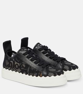 Chloe Chloé Lauren lace sneakers