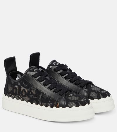Chloe Chloé Lauren lace sneakers
