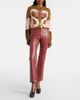 Chloe Chloé Leather flared pants - 2