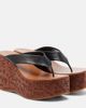 Chloe Chloé Leather wedge thong sandals - 1