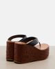 Chloe Chloé Leather wedge thong sandals - 3