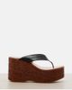 Chloe Chloé Leather wedge thong sandals - 5
