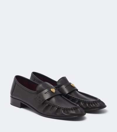 Chloe Chloé Letti leather penny loafers