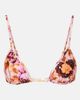Chloe ChloÃ© Logo floral bikini top - 1