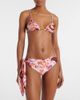 Chloe ChloÃ© Logo floral bikini top - 2