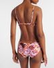 Chloe ChloÃ© Logo floral bikini top - 3