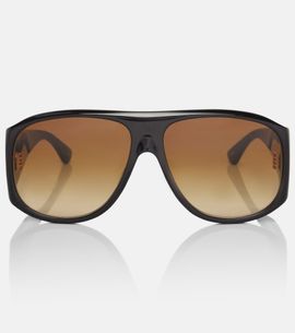 Chloe Chloé Logo oversized sunglasses