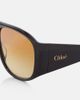 Chloe Chloé Logo oversized sunglasses - 2