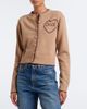 Chloe Chloé Logo wool and cashmere cardigan - 2