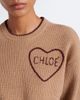 Chloe Chloé Logo wool and cashmere sweater - 3