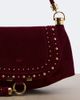 Chloe Chloé Marcie Foulard Small velvet shoulder bag - 6