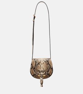 Chloe ChloÃ© Marcie Mini snake-effect leather crossbody bag