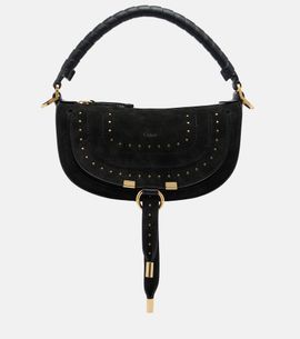 Chloe ChloÃ© Marcie Small studded suede shoulder bag