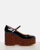 Chloe ChloÃ© Maxime leather Mary Jane wedge pumps - 4