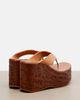 Chloe Chloé Maxime leather wedge thong sandals - 3