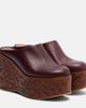 Chloe Chloé Maxime leather wedges - 1