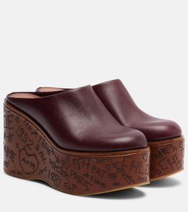 Chloe Chloé Maxime leather wedges