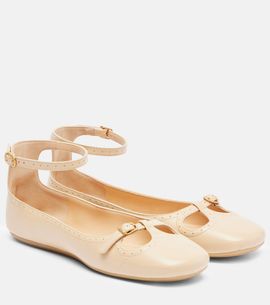 Chloe Chloé Misty leather ballet flats