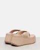 Chloe Chloé Nama 80 leather platform thong sandals - 2