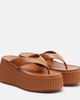 Chloe ChloÃ© Nama leather platform thong sandals - 1
