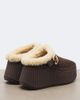 Chloe Chloé Nama shearling-lined suede platform mules - 4