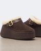 Chloe Chloé Nama shearling-lined suede platform mules - 5