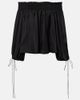 Chloe ChloÃ© Off-shoulder silk satin top - 1