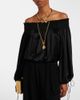 Chloe ChloÃ© Off-shoulder silk satin top - 2