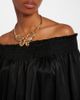 Chloe ChloÃ© Off-shoulder silk satin top - 3