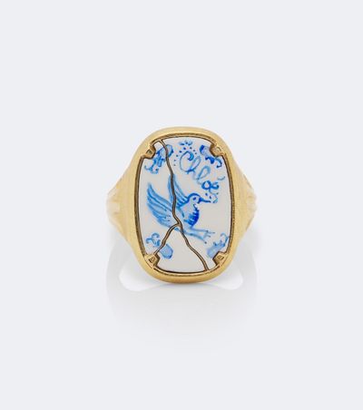 Chloe Chloé Oversized enamel ring