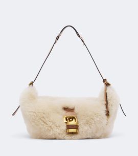 Chloe Chloé Paddington shearling shoulder bag
