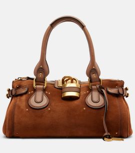 Chloe Chloé Paddington suede shoulder bag