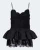 Chloe Chloé Peplum lace camisole - 1