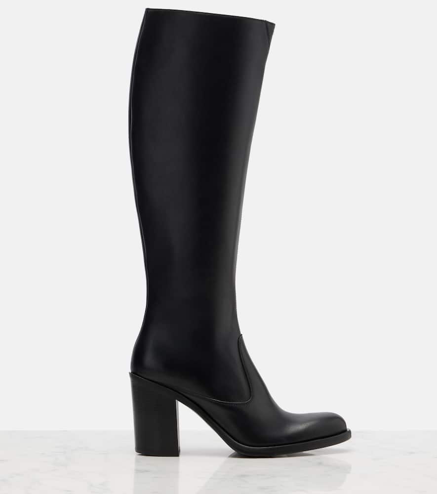 Chloe - Chloé Phoenix 90 leather knee-high boots Chloe - Chloé Phoenix 90 leather knee-high boots