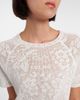 Chloe ChloÃ© Pointelle scalloped cotton minidress - 3