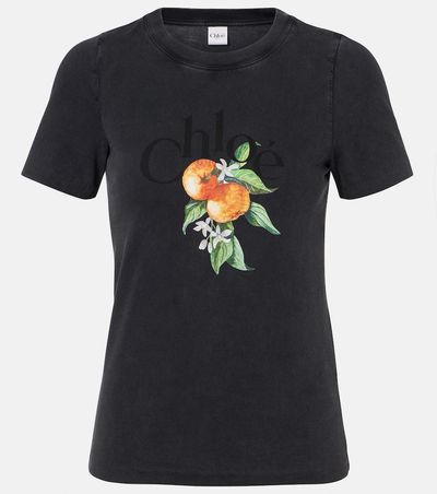 Chloe Chloé Printed cotton T-shirt
