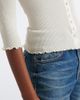 Chloe Chloé Ribbed-knit cotton and silk jersey top - 4