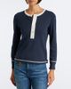 Chloe Chloé Ribbed-knit cotton jersey Henley shirt - 2