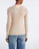 Chloe ChloÃ© Ribbed-knit silk-trimmed wool Henley shirt - 5