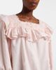 Chloe Chloé Ruffled lace-trimmed cotton blouse - 3