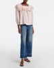Chloe Chloé Ruffled lace-trimmed cotton blouse - 6