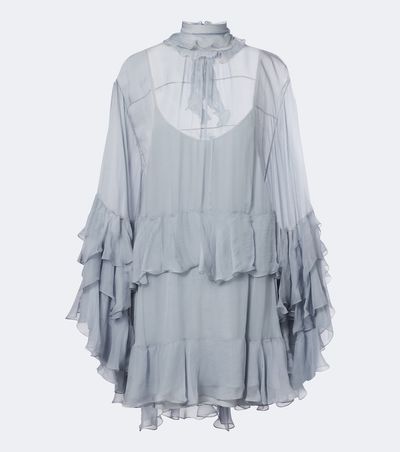 Chloe Chloé Ruffled muslin minidress