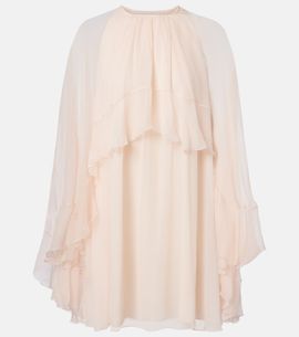 Chloe Chloé Ruffled silk minidress